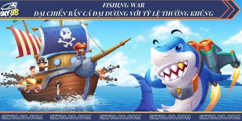 Fishing War - Đại chiến bắn cá đại dương với tỷ lệ thưởng siêu khủng