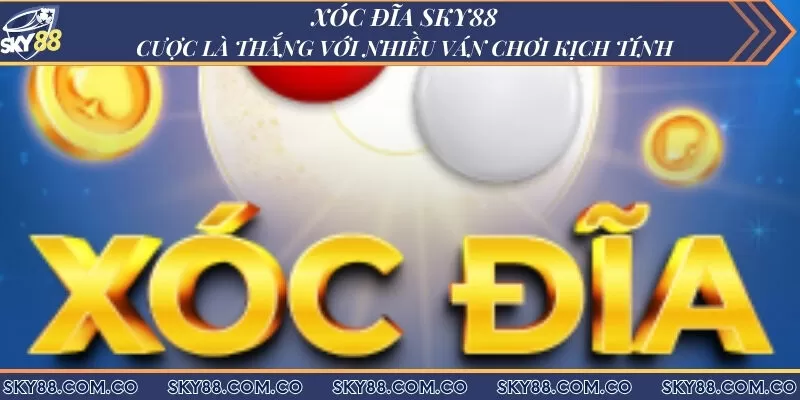 Xóc đĩa Sky88 - Cược là thắng với nhiều ván chơi kịch tính